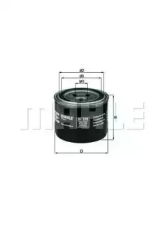 Фильтр масляный - KNECHT OC 230 (MD301204, MD135735, MD084963) Knecht OC230