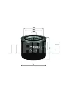 Фильтр масляный - KNECHT OC 312 (ERR5542, GFE392, LRF000010) Knecht OC312
