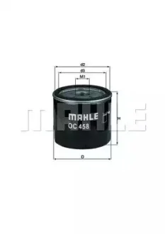 Фильтр масла Doblo 1.9JTD/MJTD 09.04> Knecht OC 458