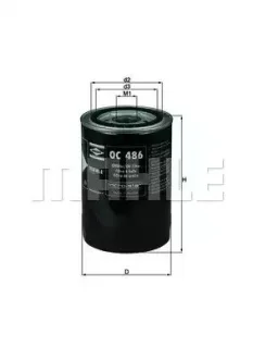 Фильтр масляный - KNECHT OC 486 (2992188, 1109AS, 1109Y6) Knecht OC486
