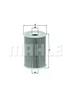 Фильтр масляный A140/210 W168 M166 Knecht OX 135/1D