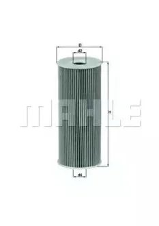 Масляный фильтр VW LT 96-/Crafter 06- 2.5TDI. Knecht OX 143D