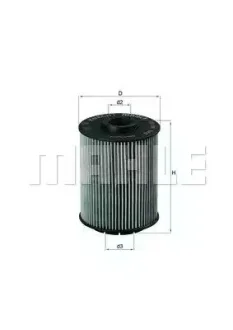 Фильтр масляный - KNECHT OX 160D (K05015171AA, A1041841025, 5014171AA) Knecht OX160D