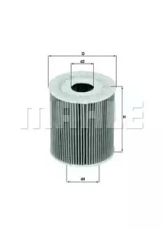 Фильтр масляный - KNECHT OX 175D (K05015901AA, K04693353AA, K04693140AA) Knecht OX175D
