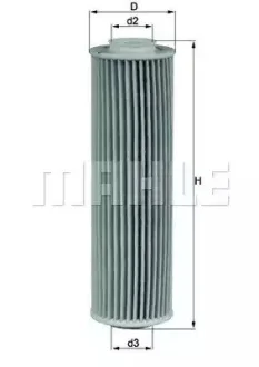 Фильтр масляный - KNECHT OX 183/5D1 (2711800109, 2711840125, 2711840425) Knecht OX1835D1
