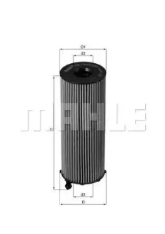 Фильтр масляный - KNECHT OX 196/3D (057115561M, 95510722200) Knecht OX1963D