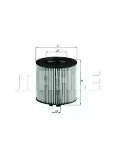 Масляний фільтр AUDI A3 SEAT ALTEA, ALTEA XL, CORDOBA, IBIZA III, IBIZA IV, IBIZA IV SC, LEON, TOLEDO III SKODA FABIA II, OCTAVIA II, ROOMSTER, SUPERB II VW EOS 1.2-2.0 10.01-05.22 Knecht OX341D Купити в Україні