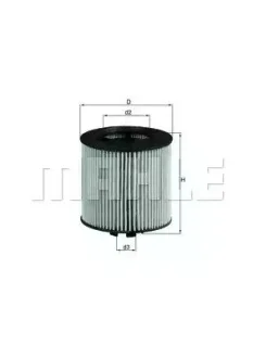 Фильтр масляный - KNECHT OX 341D (2279, 03C109210G, 03C109210N) Knecht OX341D