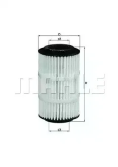 Фильтр масляный - KNECHT OX 345/7D (K05183748AA, K05102905AB, K05102905AA) Knecht OX3457D