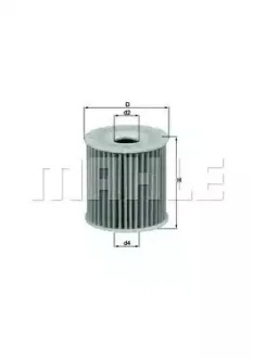 Масляний фільтр SMART CABRIO, CITY-COUPE, CROSSBLADE, FORFOUR, FORTWO, ROADSTER 0.6-1.5 07.98 Knecht OX 346D