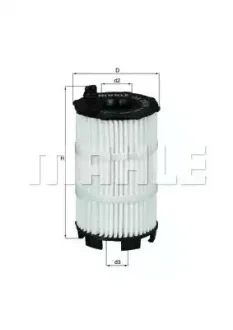 Фильтр масляный - KNECHT OX 350/4D (79198405B, 79115561F, 079115561K) Knecht OX3504D