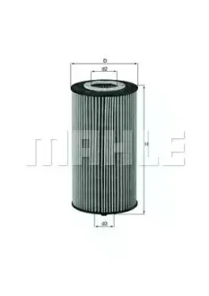 Фильтр масла - KNECHT (79115561B, 077115401AA, 077115401AC) Knecht OX358D