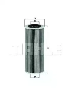 Масляный фильтр BMW 3 (E46)/ 5 (E60/E61) 2.0 D 03-- Knecht OX368D1
