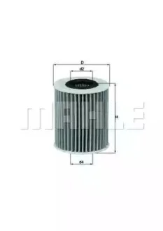 Масляний фільтр LEXUS GS, GX, IS C, IS II, IS III, LS PONTIAC VIBE TOYOTA 4 RUNNER V, AURIS, AVENSIS, COROLLA, COROLLA VERSO, FJ CRUISER, LAND CRUISER PRADO, RAV 4 III 1.8-5.0H 04.03 Knecht OX413D1