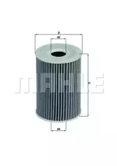 Фильтр масляный - KNECHT OX 415D (AY110NS002, 93180258, 2286) Knecht OX415D