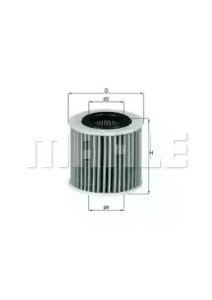 Фильтр масляный - KNECHT OX 416D2 (04152YZZD7, 0415240060, 04152B1010) Knecht OX416D2