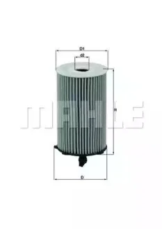 Фильтр масла - KNECHT (263203CAA0, 263303CAA0) Knecht OX417D