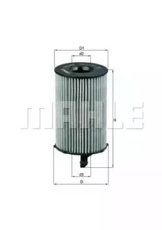 Фильтр масла - KNECHT (95810722220, 059198405, 059115561D) Knecht OX420D
