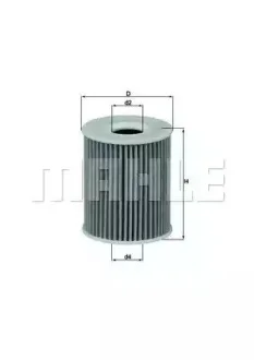 Фильтр масляный - KNECHT OX 424D (S263202A002, 263162A001, 263162A000) Knecht OX424D