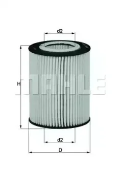 Фильтр масляный - KNECHT OX 433D (LR001419, 4G7Z6731AC, 30750013) Knecht OX433D