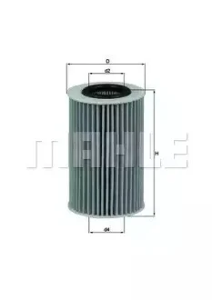 Фильтр масла Knecht OX436D