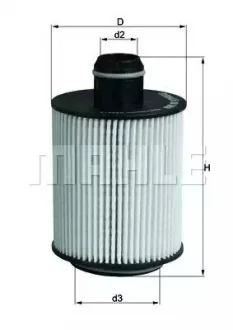 Масляний фільтр ALFA ROMEO 159, BRERA, GIULIETTA, MITO, SPIDER CHEVROLET AVEO, MALIBU CITROEN NEMO FIAT 500, 500 C, 500L, BRAVO, BRAVO II, CROMA, DOBLO, DOBLO CARGO, FIORINO 1.3D-2.0D 09.03 Knecht OX553D