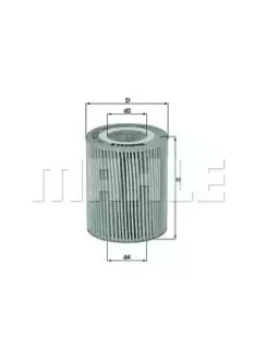 Фильтр масляный - KNECHT OX 776D (9X2Q6744AA, 1109AV, 9X2Q6B624BA) Knecht OX776D