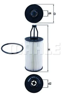 Фильтр масляный - KNECHT (2761800009, A2761800009, 2761840025) Knecht OX814D