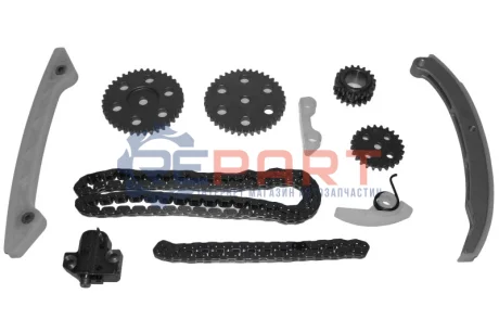 Комплект ланцюга ГРМ Ford Focus/Mondeo/Mazda 3/6 1.8-2.0 03-12/Volvo 1.8 04-12 (z=134/54) (симплекс) KOLBENSCHMIDT 400110400002 Купить в Украине