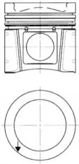Поршень KOLBENSCHMIDT 40030600