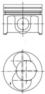 Поршня KOLBENSCHMIDT 40093700