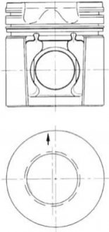 Поршень KOLBENSCHMIDT 40234610