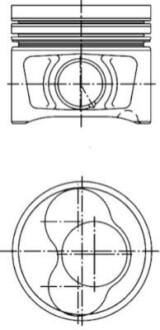 Поршень KOLBENSCHMIDT 40408610