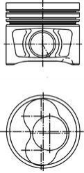 Поршень KOLBENSCHMIDT 40408620 (фото 1)