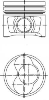 Поршень KOLBENSCHMIDT 40409600