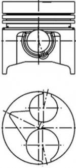 Поршень KOLBENSCHMIDT 40410620 (фото 1)