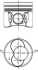 Поршень 79,51 (STD) AUDI A3 SEAT ALTEA, ALTEA XL, CORDOBA, IBIZA III, IBIZA IV, IBIZA IV SC, LEON, TOLEDO III SKODA FABIA II, OCTAVIA II, ROOMSTER, SUPERB II VW CADDY III 1.9D 10.01-12.10 KOLBENSCHMIDT (40421600) зображення 2