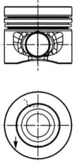 Фото Поршень VW T5/T6 2.0TDI (81.00mm/STD) KOLBENSCHMIDT (40558600) зображення 1