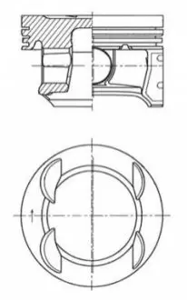 Поршень KOLBENSCHMIDT 41007600