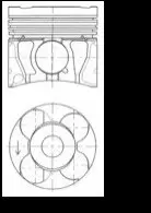 Поршень KOLBENSCHMIDT 41071620 Купить в Украине