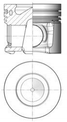 Поршень двигателя N47 BMW 84,00 KOLBENSCHMIDT 41494600