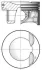 Поршень Audi A3/Q3/Skoda Superb III/VW Golf VII/Passat B8 2.0 TSI/TFSI 12- (83.01mm/+0.50) KOLBENSCHMIDT (41533620) изображение 2