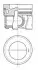 Фото Поршень 81,51 (+0,50) AUDI A3, Q3, TT SEAT ALHAMBRA, LEON, LEON SC, LEON ST SKODA KODIAQ I, OCTAVIA III VW CC B7, GOLF ALLTRACK VII, GOLF VII, PASSAT B8, SCIROCCO III, SHARAN, TIGUAN 2.0D 09.12 KOLBENSCHMIDT (41661620) зображення 1