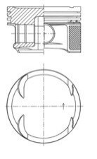 Поршня KOLBENSCHMIDT 41724620