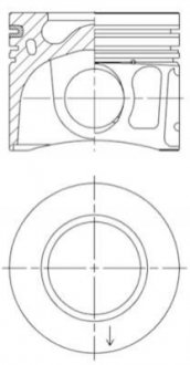 Поршень KOLBENSCHMIDT 41765620