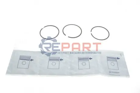 Кільця поршневі Audi 80/100/VW Passat/Golf 1.8-2.8 83-05 (81.01mm/STD) (1.5-1.75-3) KOLBENSCHMIDT 800001011000 Купити в Україні