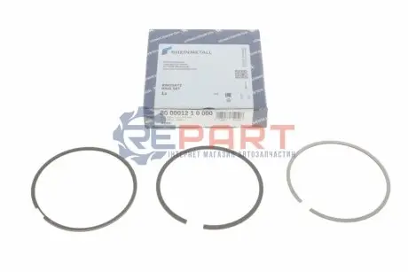 Кільця поршневі VW T5 2.0i 03-15 (82.50mm/STD) (1.2-1.5-2) KOLBENSCHMIDT 800001210000 Купити в Україні