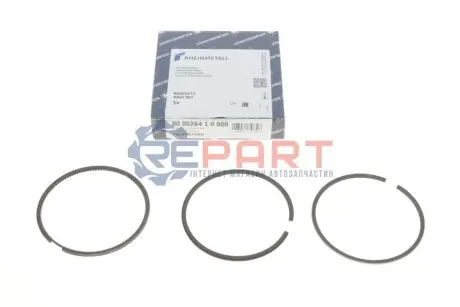 Кільця поршневі VW T4 2.0/2.5 (81.01mm/STD) (1.75-2-3) KOLBENSCHMIDT 800026410000 Купити в Україні