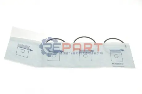 Кільця поршневі Renault Trafic 1.9dCi (80.00mm/STD) (2.5-2-3) KOLBENSCHMIDT 800036110000 Купити в Україні