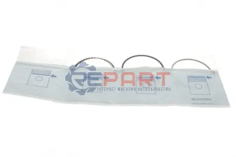 Кільця поршневі Ford Focus/Mondeo 2.0i 00-12 (87.50mm/STD) (1.2-1.2-2.5) KOLBENSCHMIDT 800044910000 Купити в Україні